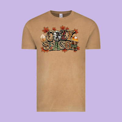 Cozy Season Fall Vintage Tee Designed By Nancycooperartshop