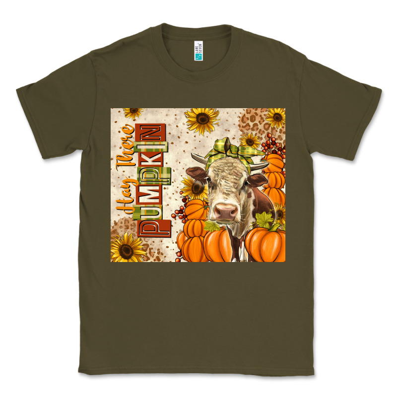 Fall Hay There Pumpkin Classic Tee by texasbilliewilder | Teevron