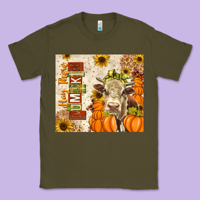 Fall Hay There Pumpkin Classic Tee Designed By Texasbilliewilder