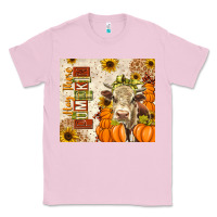 Bubblegum Pink fall hay there pumpkin Classic Tee - texasbilliewilder