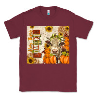 Burgundy fall hay there pumpkin Classic Tee - texasbilliewilder