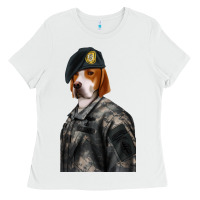 White Pet Portraits, Custom Pet Portraits, Renaissance Pet Portraits, Custom Ladies Tee - RanaPortraitStore
