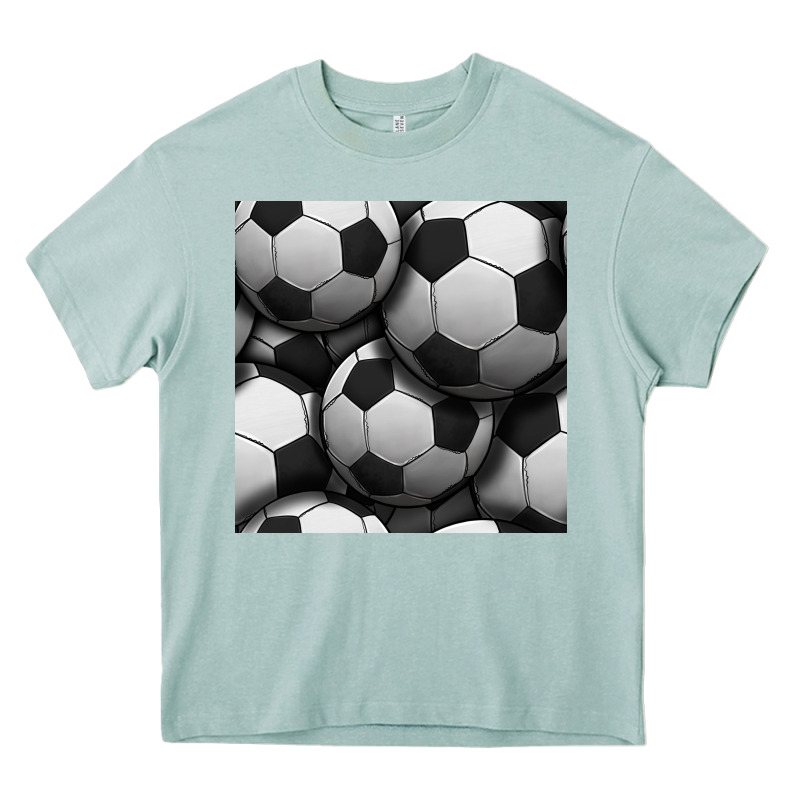 Soccer Seamless Pattern Heavy Core Tee by BundleAndBundleShop | Teevron