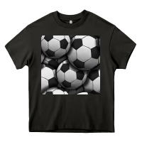 Asphalt soccer seamless pattern Heavy Core Tee - BundleAndBundleShop