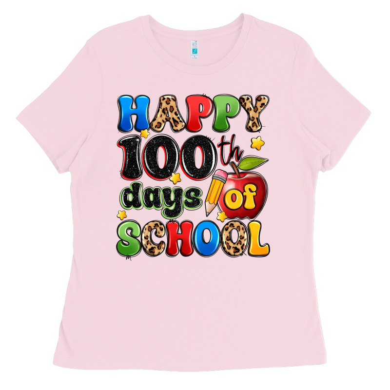 Happy 100 Th Days Of School Ladies Tee by Artiststas | Teevron