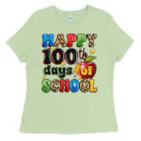 Matcha happy 100 th days of school Ladies Tee - Artiststas