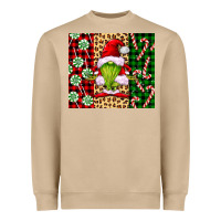 Mushroom green christmas gnome Heavyweight Sweatshirt - FaDigitalArtStudio