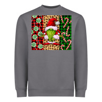 Storm green christmas gnome Heavyweight Sweatshirt - FaDigitalArtStudio