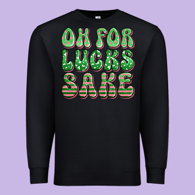 Oh For Lucks Sake St Patricks Premium Sweatshirt Designed By Artiststas