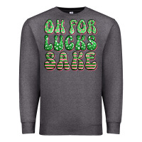 Charcoal Heather oh for lucks sake st patricks Premium Sweatshirt - Artiststas