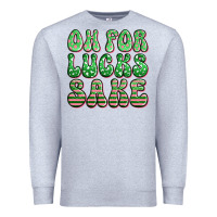 Heather Grey oh for lucks sake st patricks Premium Sweatshirt - Artiststas
