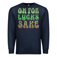 Navy oh for lucks sake st patricks Premium Sweatshirt - Artiststas