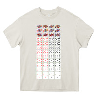 Cream deck of cards   joke gifts   playing cards Heavy Core Tee - lanVoArt