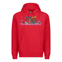 Red best teacher ever libbey glass Premium Hoodie - BundleAndBundleShop