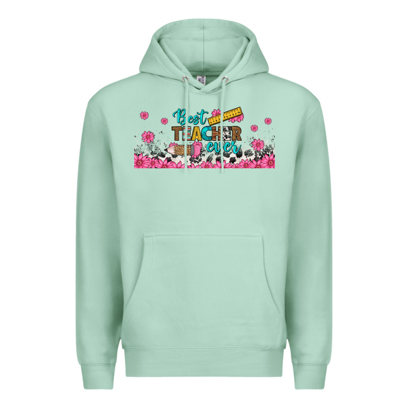 Best Teacher Ever Libbey Glass Premium Hoodie by BundleAndBundleShop | Teevron