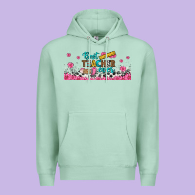 Best Teacher Ever Libbey Glass Premium Hoodie Designed By Bundleandbundleshop