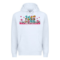 White best teacher ever libbey glass Premium Hoodie - BundleAndBundleShop