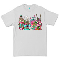 Dove Grey skeleton summer coffee cups Premium Tee - Jasminsmagicworld