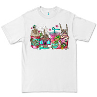 White skeleton summer coffee cups Premium Tee - Jasminsmagicworld