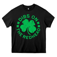 Black dibs on the redhead  st patricks day Heavy Core Tee - lanVoArt