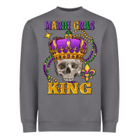 Storm skull mardi gras king Heavyweight Sweatshirt - FaDigitalArtStudio
