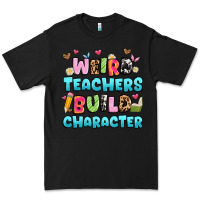 Black weird teachers build character Premium Tee - Artiststas