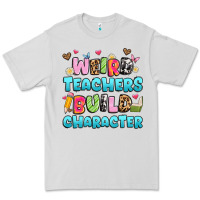 Dove Grey weird teachers build character Premium Tee - Artiststas