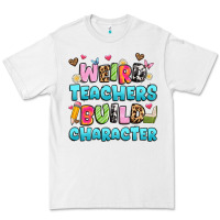 White weird teachers build character Premium Tee - Artiststas