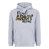 Heather Grey proud Army mom Heavyweight Hoodie - CowhideDigitalArt