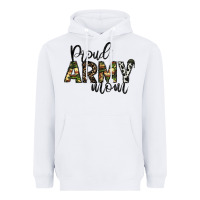 White proud Army mom Heavyweight Hoodie - CowhideDigitalArt