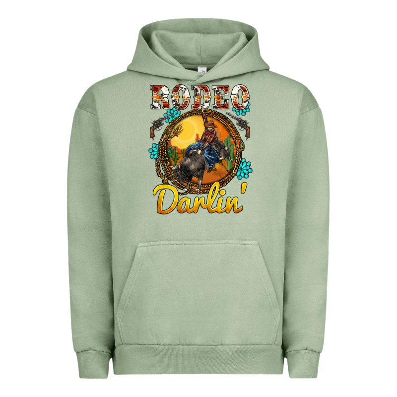 Western Rodeo Darlin' Sunset Sunflowers Weapon Urban Hoodie by BarkalooDesign | Teevron