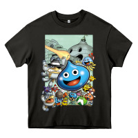 Asphalt dragon quest slime print Heavy Core Tee - lanVoArt