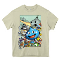 Mossy dragon quest slime print Heavy Core Tee - lanVoArt