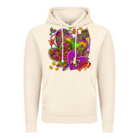 Vintage Artic Mardi Gras hearts Vintage Hoodie - HowdyJamesFarm