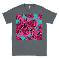 Charcoal Heather breast cancer seamless pattern Classic Tee - texasbilliewilder
