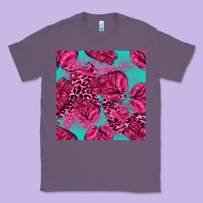 Breast Cancer Seamless Pattern Classic Tee Designed By Texasbilliewilder
