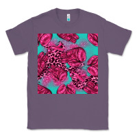 Lavender breast cancer seamless pattern Classic Tee - texasbilliewilder