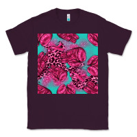 Plum breast cancer seamless pattern Classic Tee - texasbilliewilder