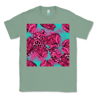Sage breast cancer seamless pattern Classic Tee - texasbilliewilder