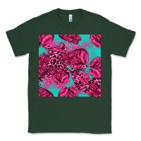 Sports Green breast cancer seamless pattern Classic Tee - texasbilliewilder