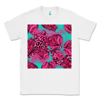 White breast cancer seamless pattern Classic Tee - texasbilliewilder
