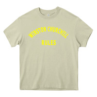 Mossy Trending Winston Churchill Rules Heavy Core Tee - lanVoArt