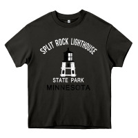 Asphalt Trending Split Rock Lighthouse Minnesota State Park Heavy Core Tee - lanVoArt