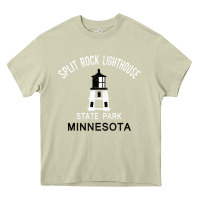 Mossy Trending Split Rock Lighthouse Minnesota State Park Heavy Core Tee - lanVoArt