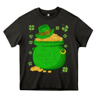 Asphalt ireland leprechaun hat pot of gold irish st patricks day Heavy Core Tee - lanVoArt