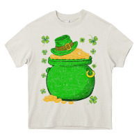Cream ireland leprechaun hat pot of gold irish st patricks day Heavy Core Tee - lanVoArt