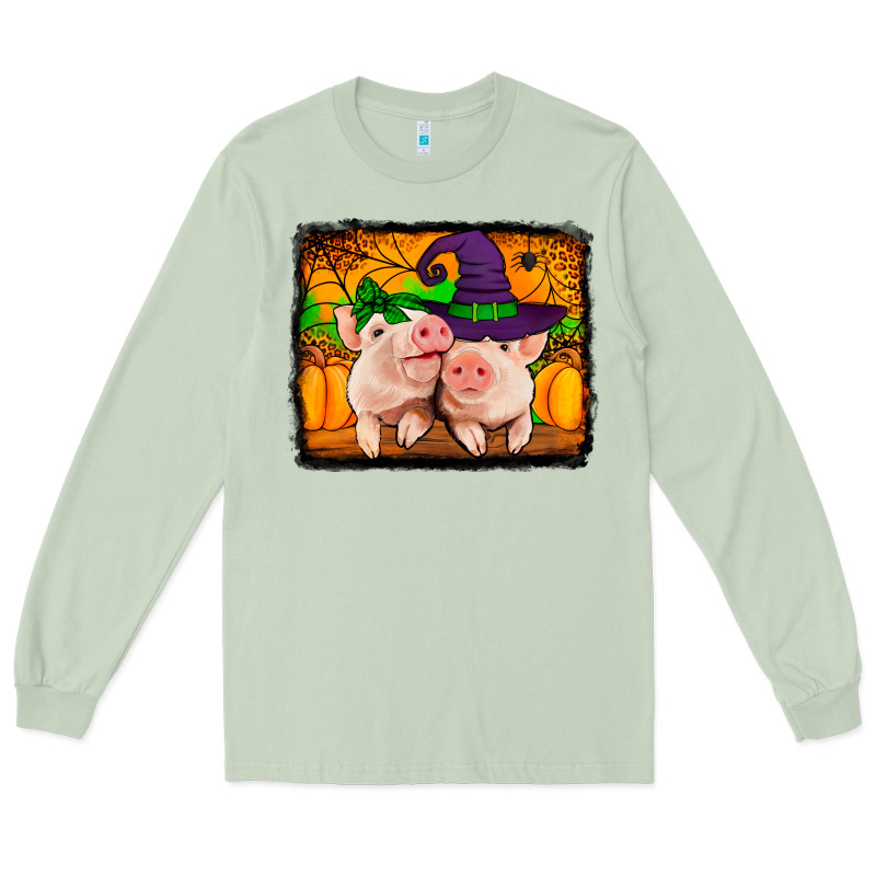 Halloween Pigs Long Sleeve Tee by Jasminsmagicworld | Teevron