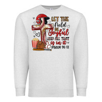 Oatmeal Heather let the field be joyful and all that is in it Premium Sweatshirt - Artiststas