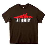 Chocolate Brown funny eat healthy sexy tee mens rude valentine day gifts Heavy Core Tee - lanVoArt