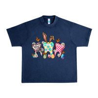 Navy Happy Easter Day teeth Urban Heavy Tee - HowdyJamesFarm